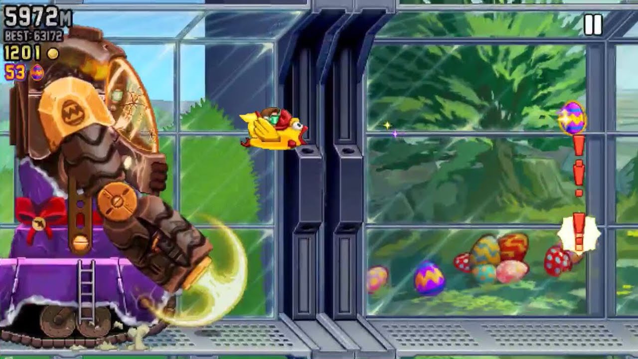 Jetpack Joyride Easter SAM Skin 29,307m Run
