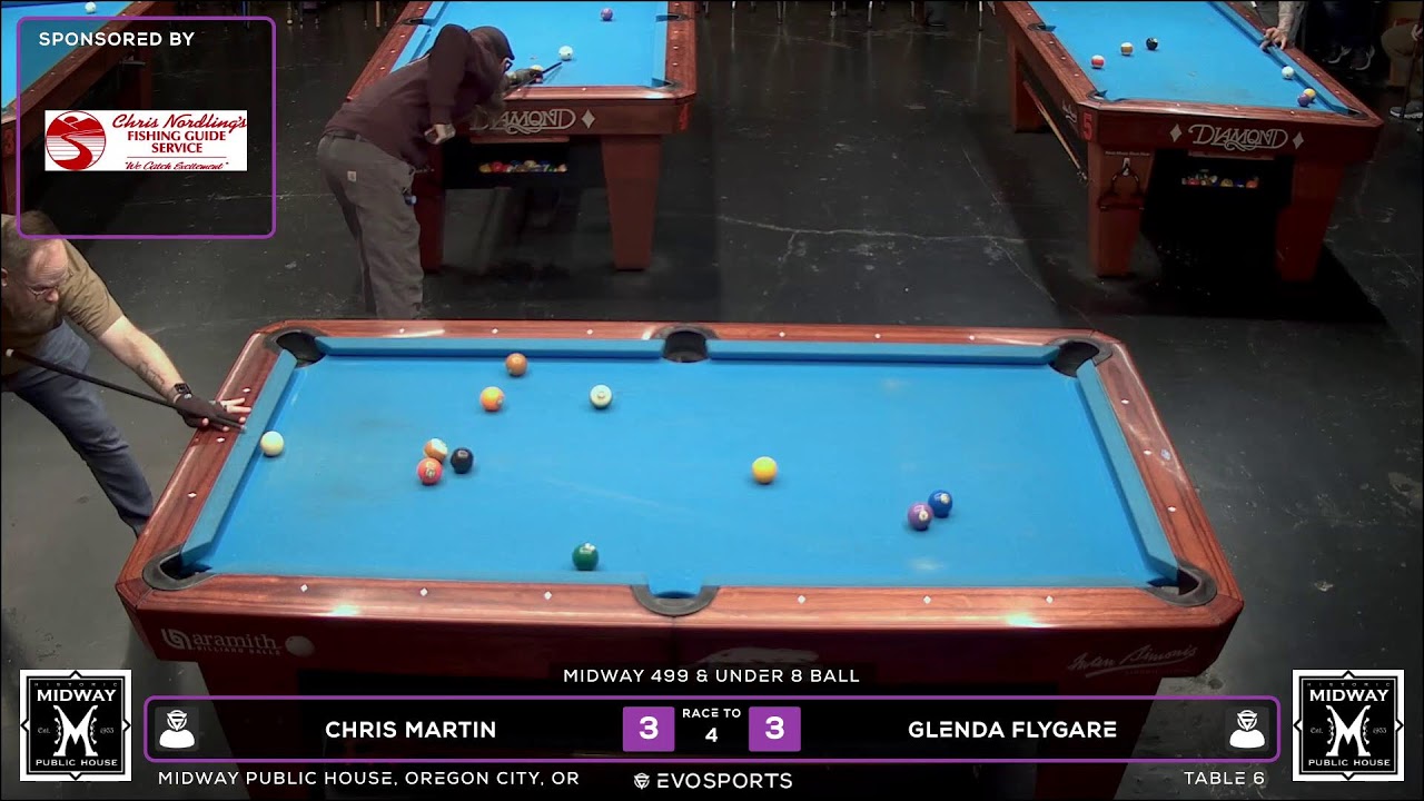 CHRIS MARTIN vs GLENDA FLYGARE - MIDWAY PUBLIC HOUSE - TABLE 6 | EvoSports