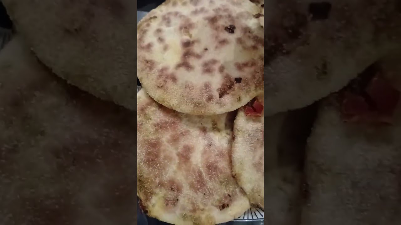 Batbout marocain aux légumes.