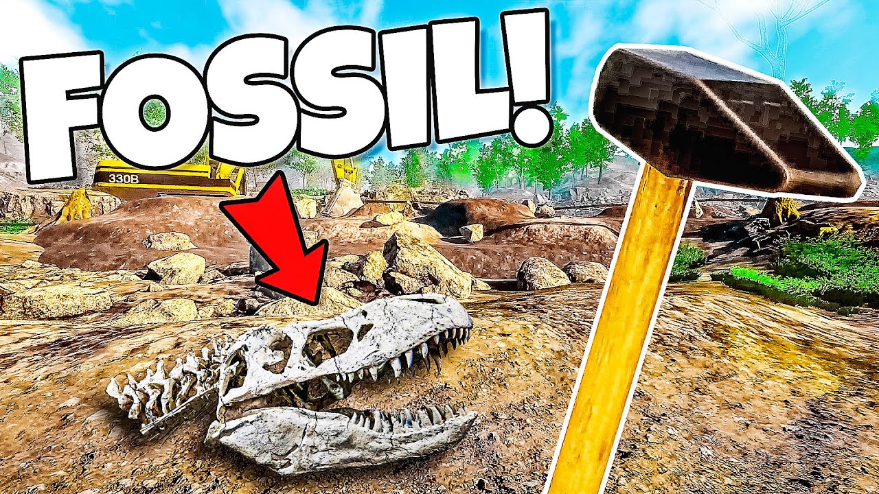 Hunting DINOSAUR BONES to Rebuild a MASSIVE Museum - Dinosaur Fossil Hunter gameplay - Hey It's Greg