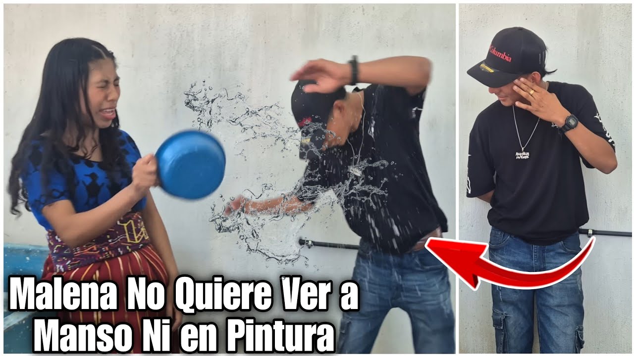 Malena agua le hechó encima a Manso/Vete de aquí ya no te quiero ver dijo🤬