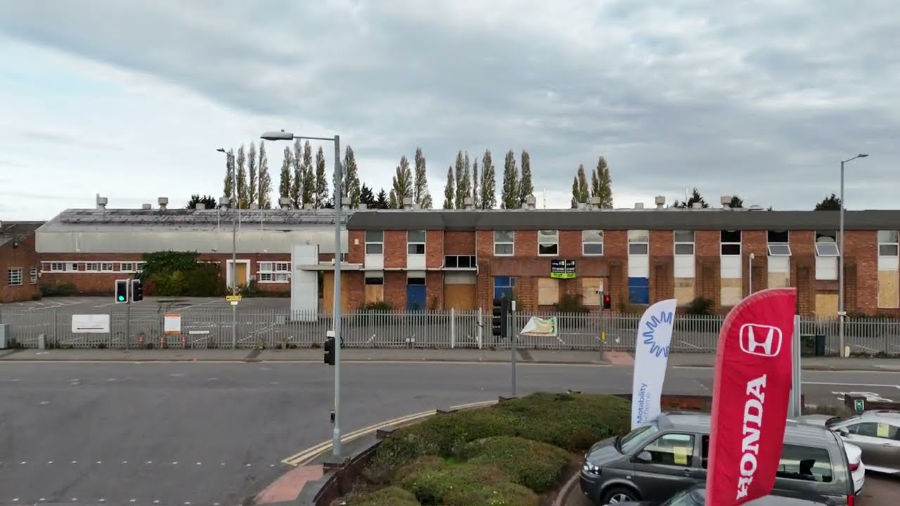 MECO Works, Bromyard Road, St John’s, Worcester by Drone. August 2025.