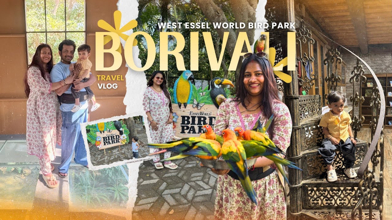 Mumbai's Hidden Nature Spot 🌿New Essel World Bird Park 🦜Vlog
