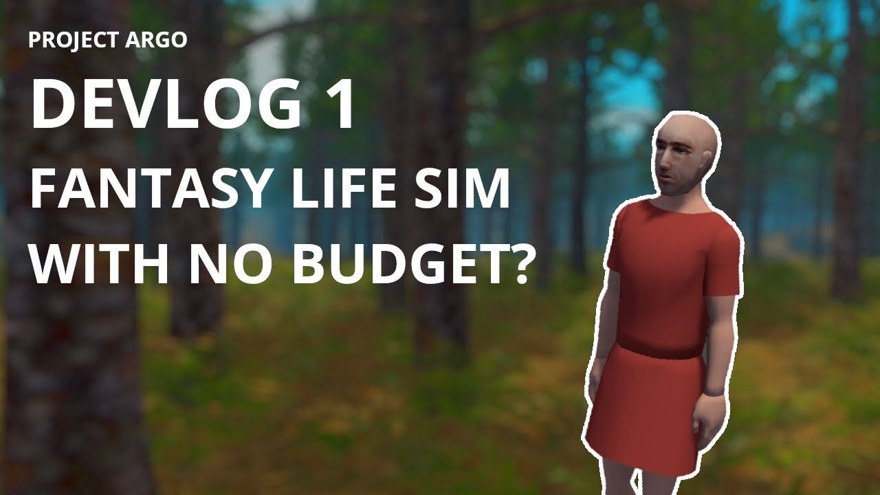 A Fantasy Life Sim RPG made by just me: Unity RPG DEVLOG 1 #rpg #indiegame #daggerfall  #lifesim