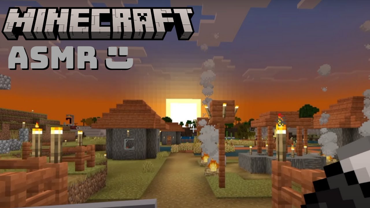 Relaxing Minecraft Long Play: Controller Sounds, No Talking, Classic Music, Survival, ASMR