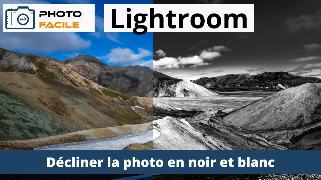 Comment faire du noir et blanc avec Lightroom