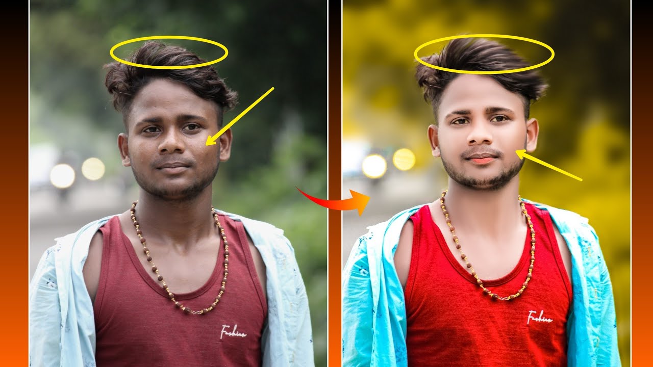 Hair Editing And Face Editing Tutorial || Face Editing New Trick || #rkpsphotoediting ||