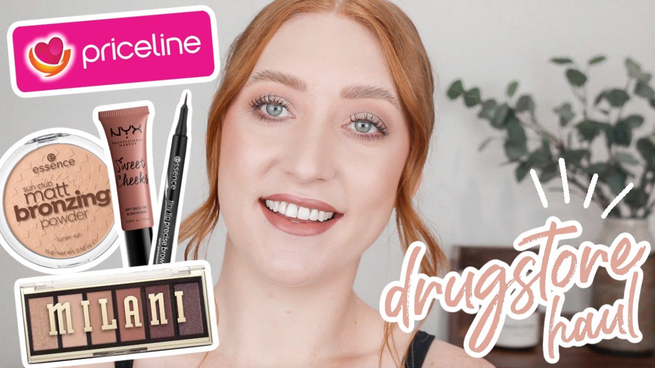PRICELINE MAKEUP HAUL + MORE ✨ Australian Drugstore Makeup | Essence, Milani, NYX, DB Cosmetics