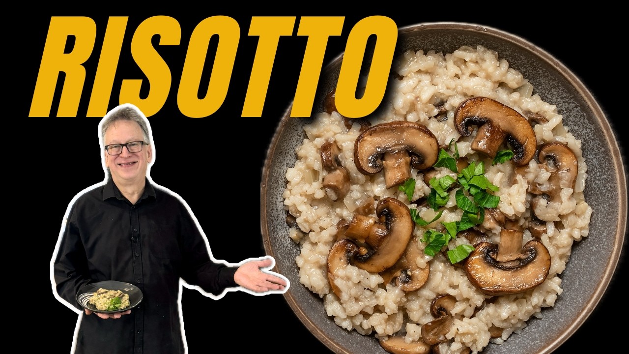 Hoe maak je Italiaanse Risotto? (champignon risotto recept)