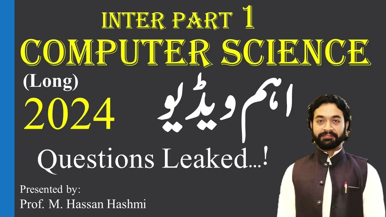 most important long questions inter part 1 computer science | @csclassroom | Prof. Hashmi