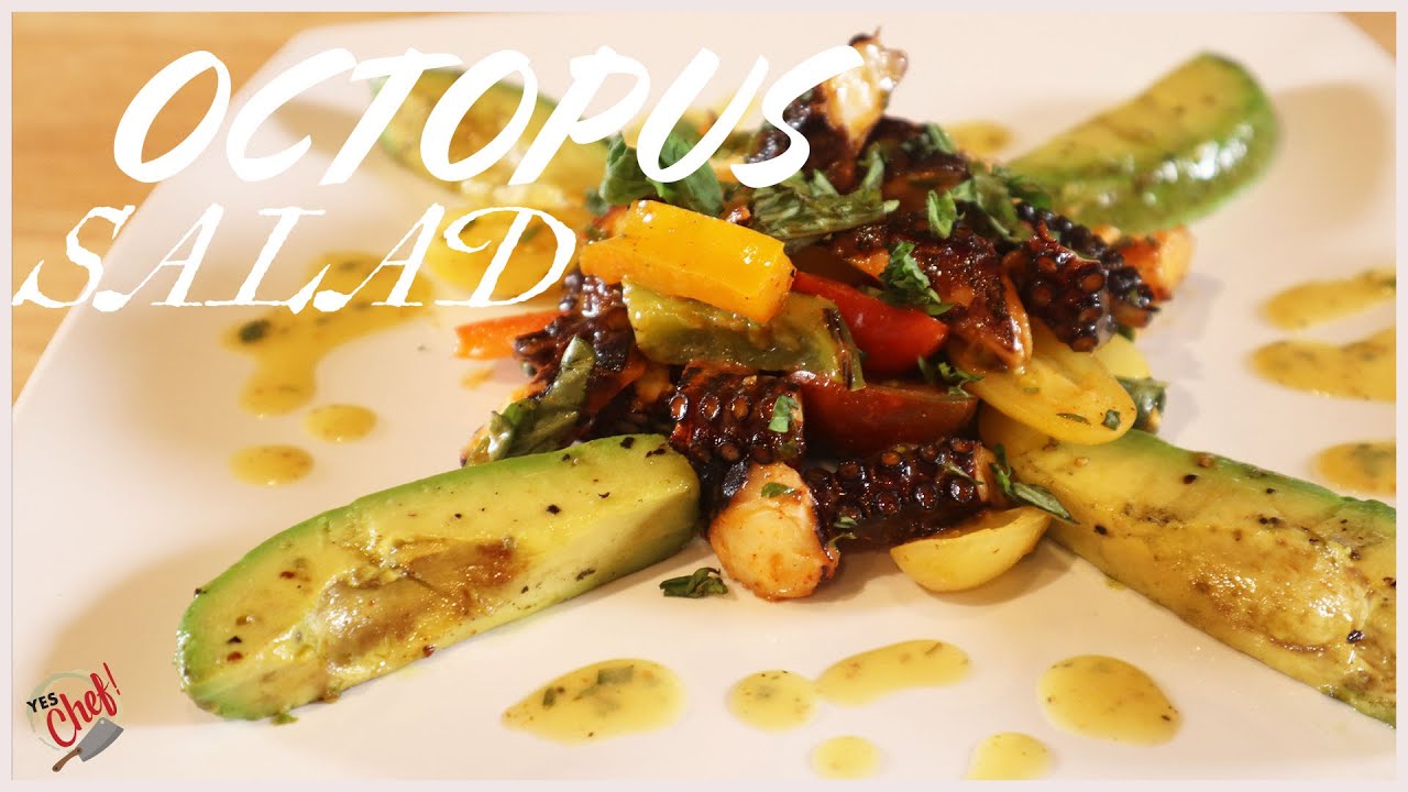 Spanish Octopus Salad - The Best Octopus EVER!!!