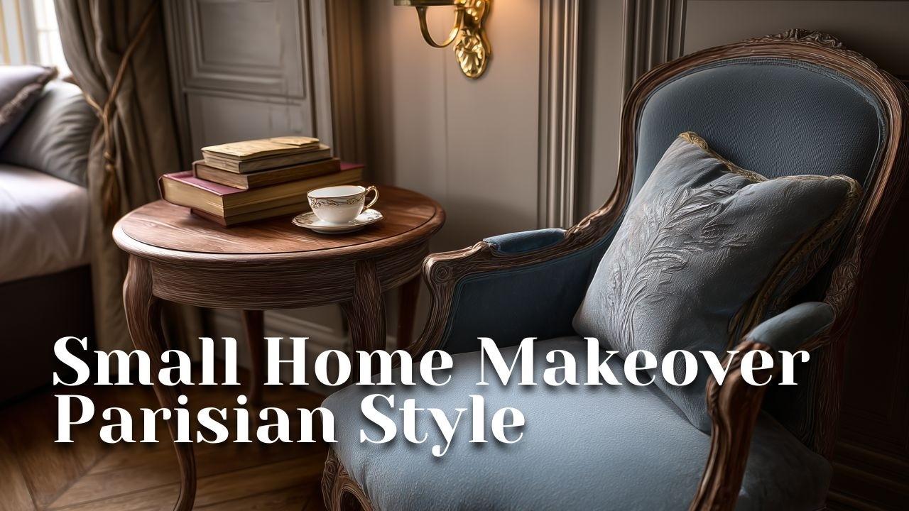 Small Home Makeover Parisian Style | Elegant French Decor Ideas for Tiny Spaces