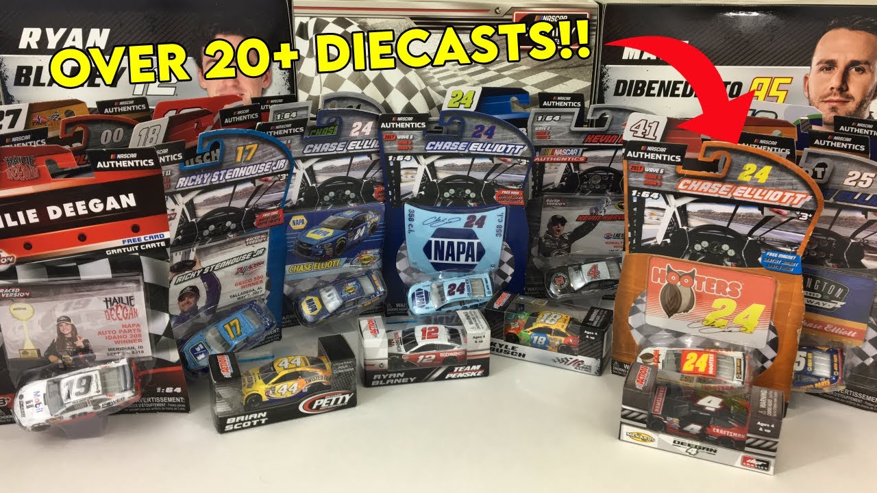 OVER 20+ 1/64 DIECASTS! ANOTHER HUGE NASCAR DIECAST HAUL AND UNBOXING!