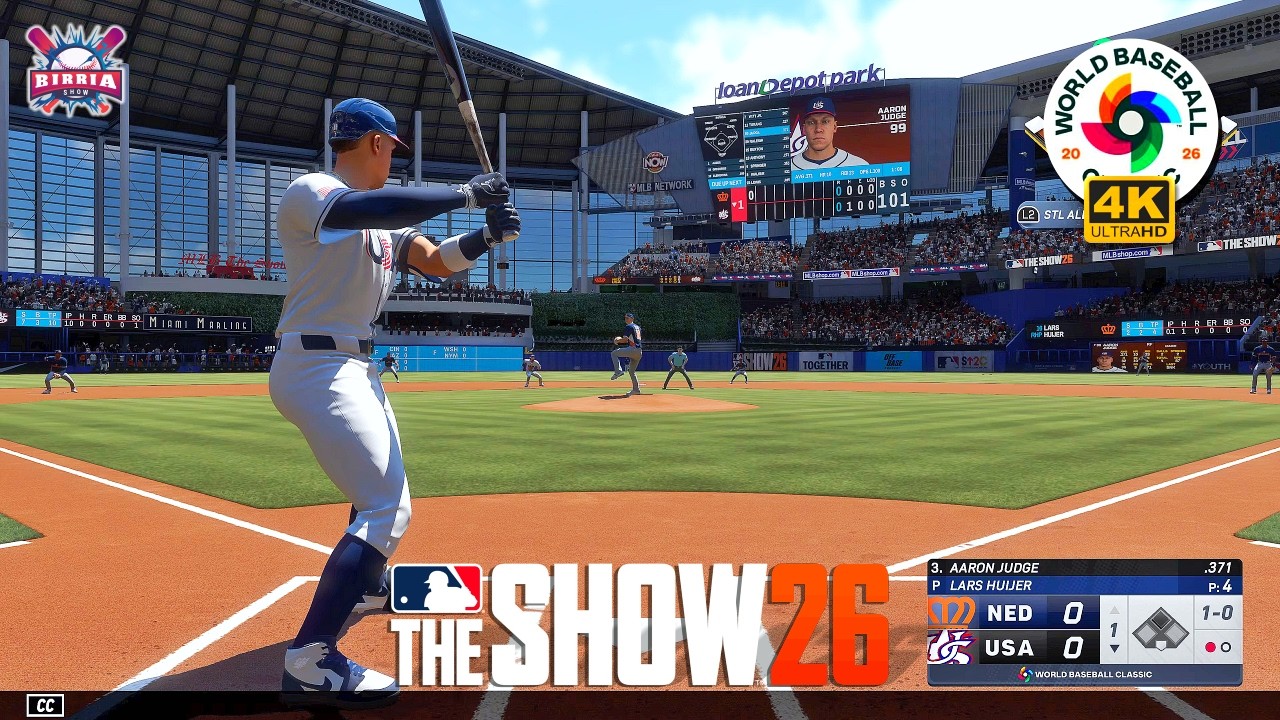 MLB The Show 26 США против Нидерландов | Полуфинал WBC | PS5 4K 60fps