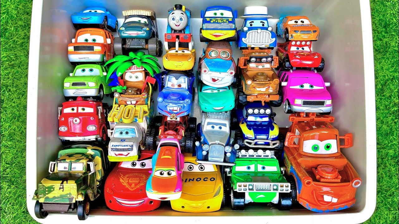 Disney Pixar Cars Uniboxing Review | Lightning McQueen, Tow Mater, Sally Carerra, Chick Hick, Cruz