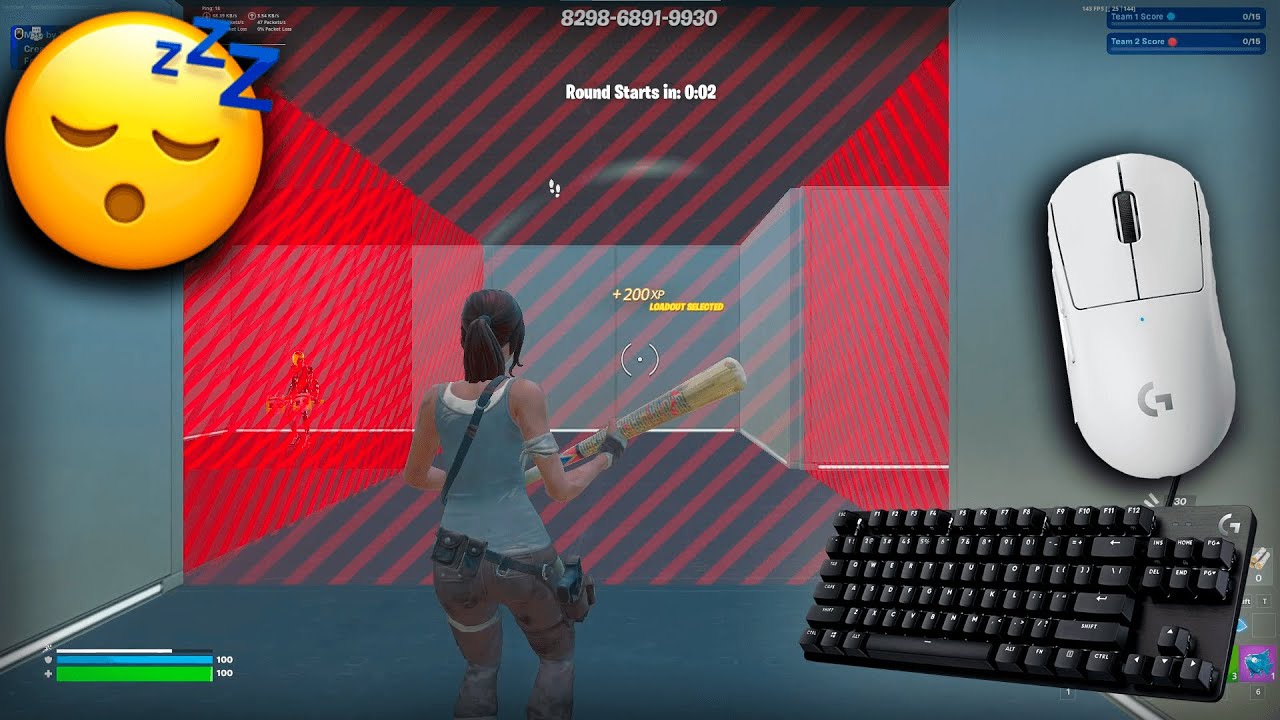 Logitech G413 ASMR Chill🤩 Piece Control 1v1🏆Satisfying Keyboard Fortnite