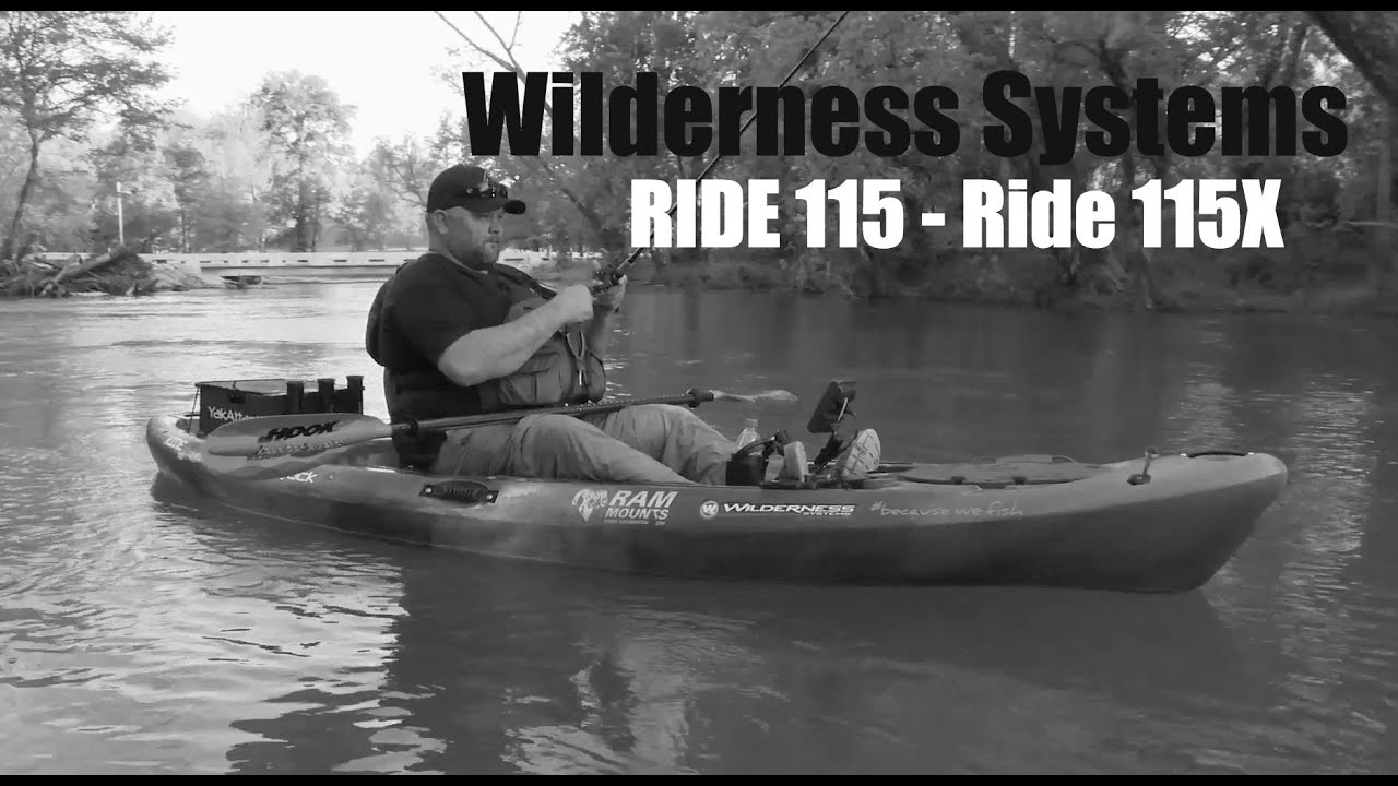 Wilderness Systems Ride 115 and 115X - River Fishing Kayaks