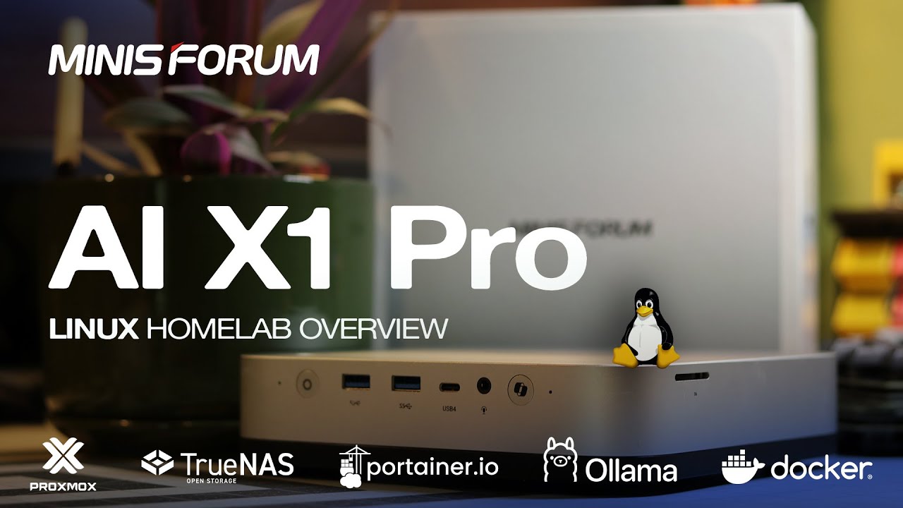 AI X1 Pro Linux Homelab Overview