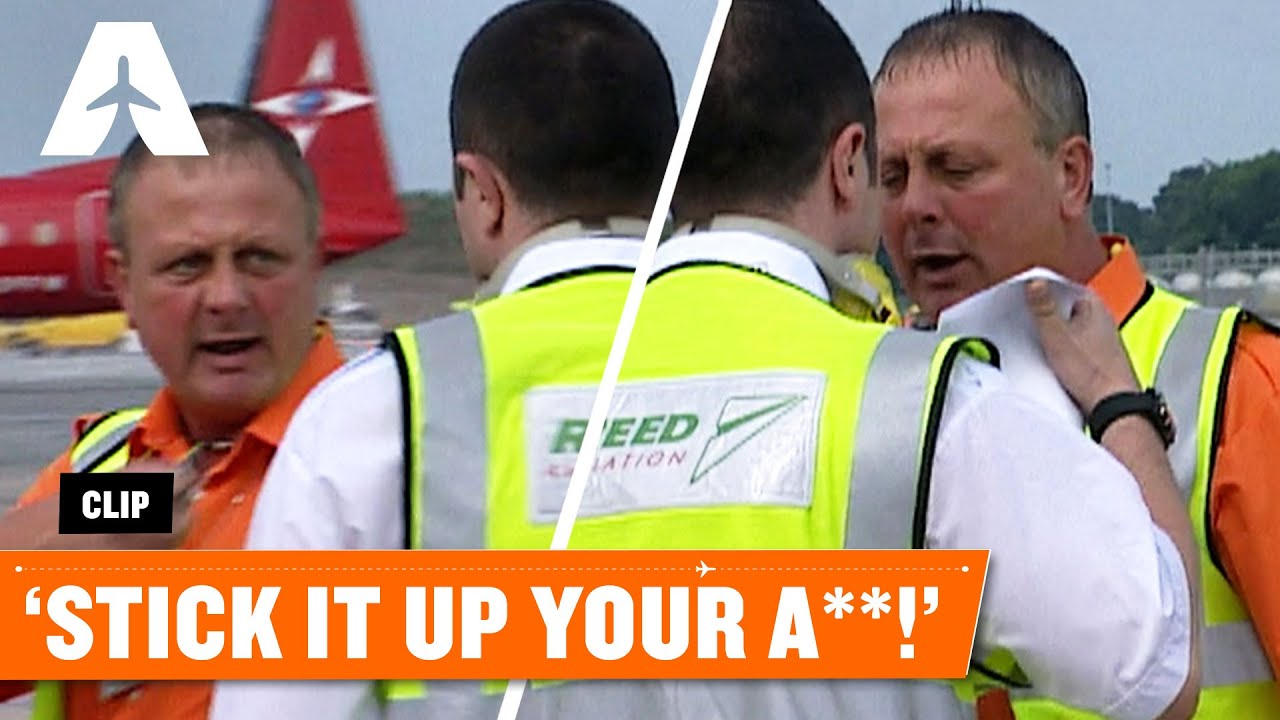 Ground Staff Clash Sparks Scene in Front of Passengers | Airline S3 10 | Clip