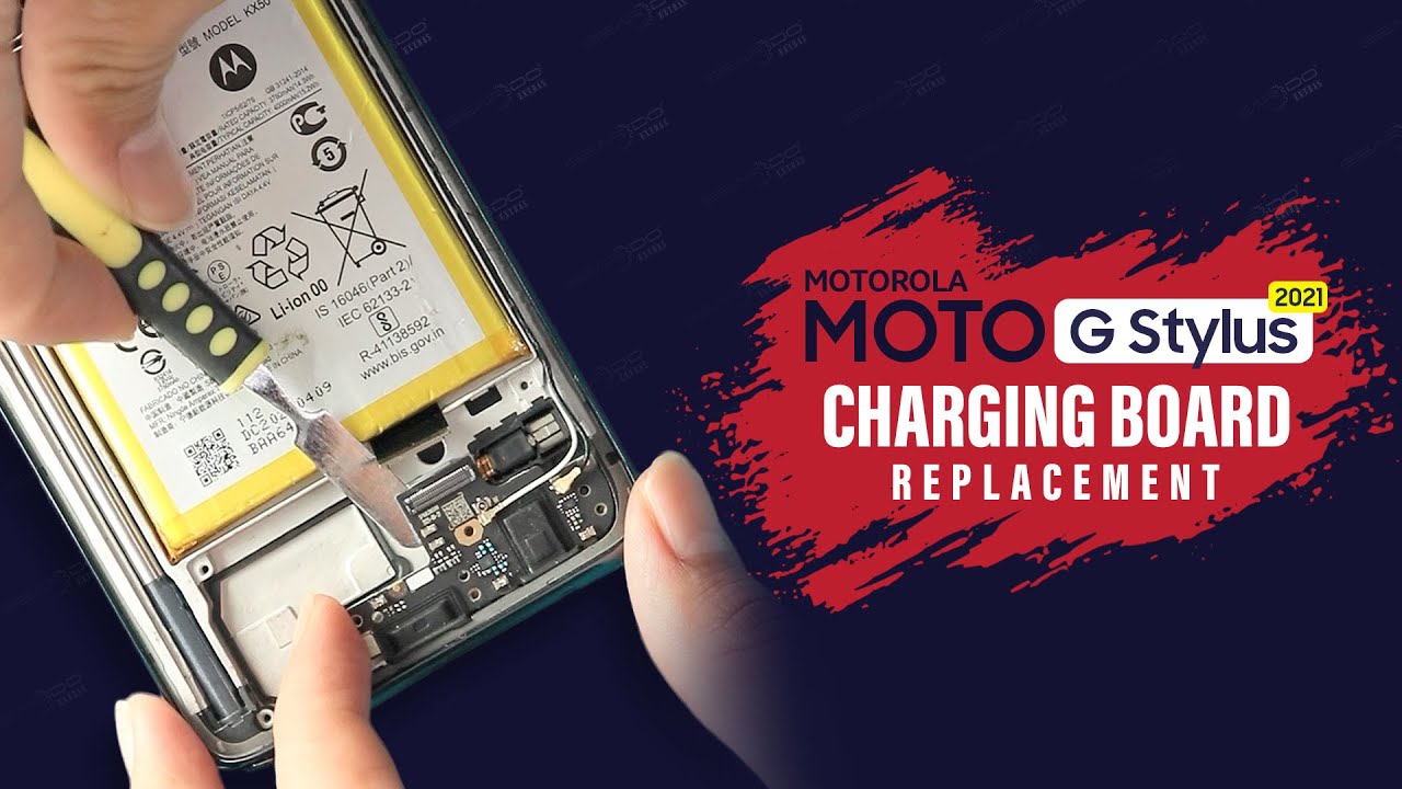 Замена платы зарядного порта и разъема для наушников Motorola Moto G Stylus 2021