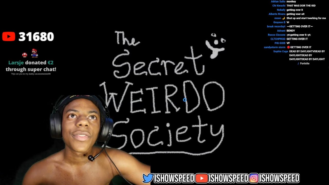 IShowSpeed Plays The Secret Weirdo Society