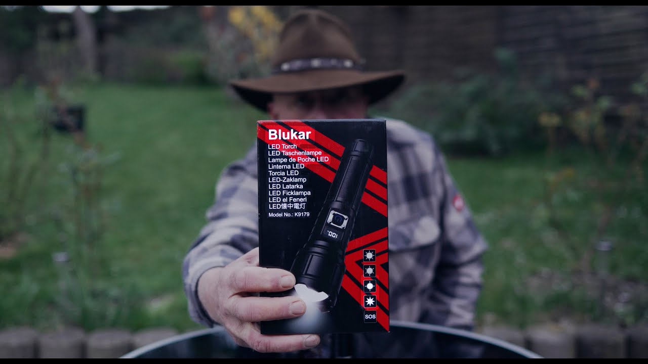 BLUKAR LED Taschenlampe  / BUDGET ABER GUT?