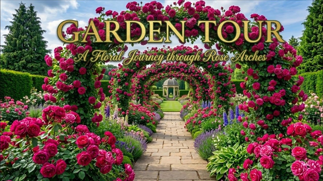 Peaceful Mackinac Island Garden Tour | Relaxing Flowers & Nature Sounds