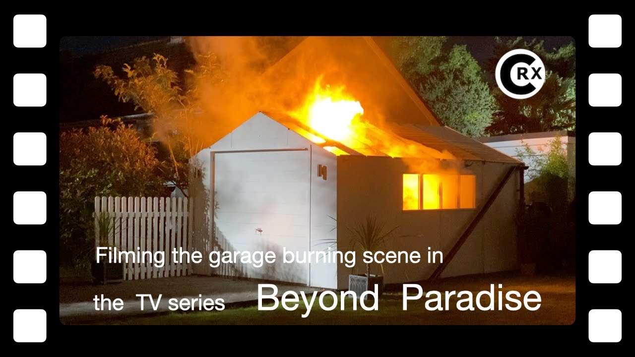 CRX Beyond Paradise How I filmed the crew filming the garage burning scene