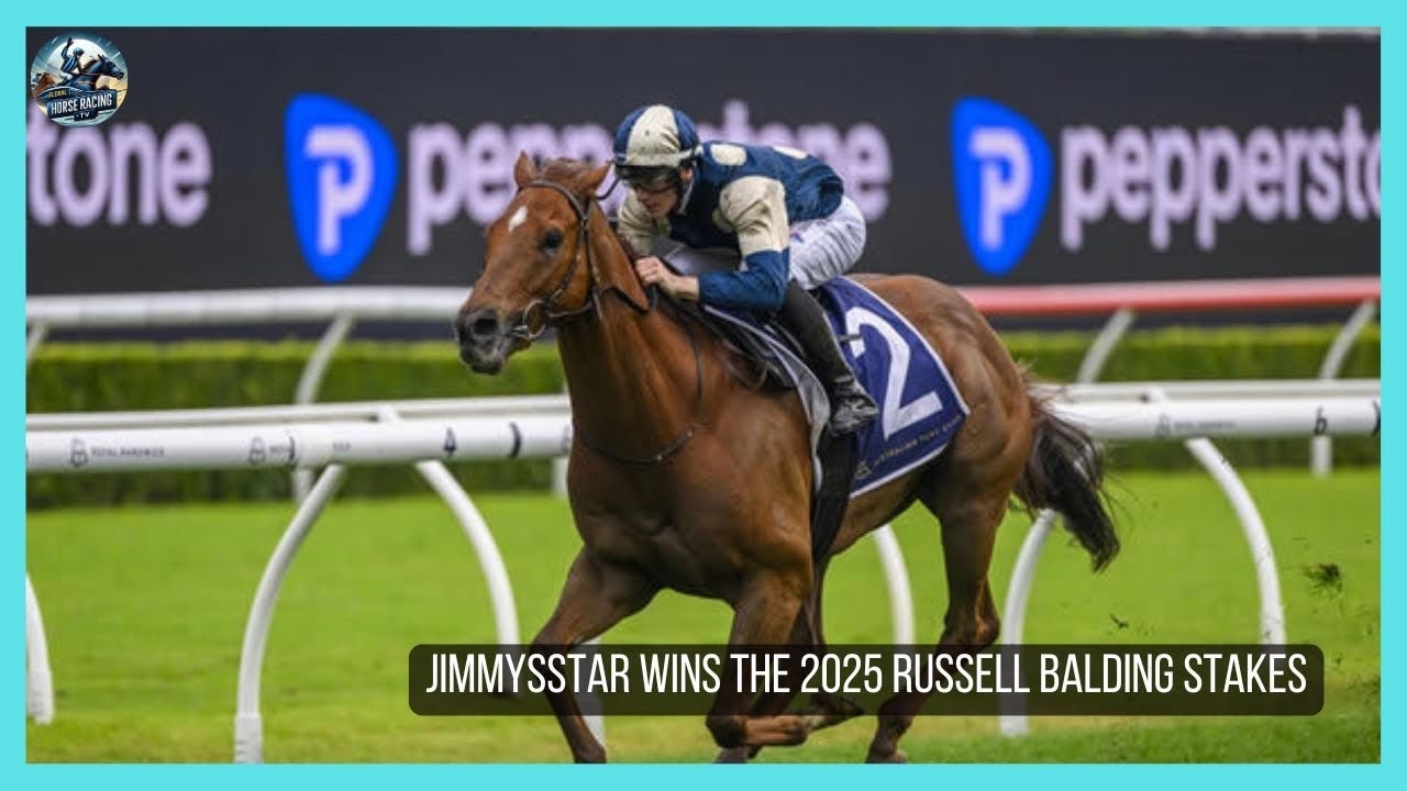 JIMMYSSTAR выигрывает скачки Russel Balding Stakes 2025 года