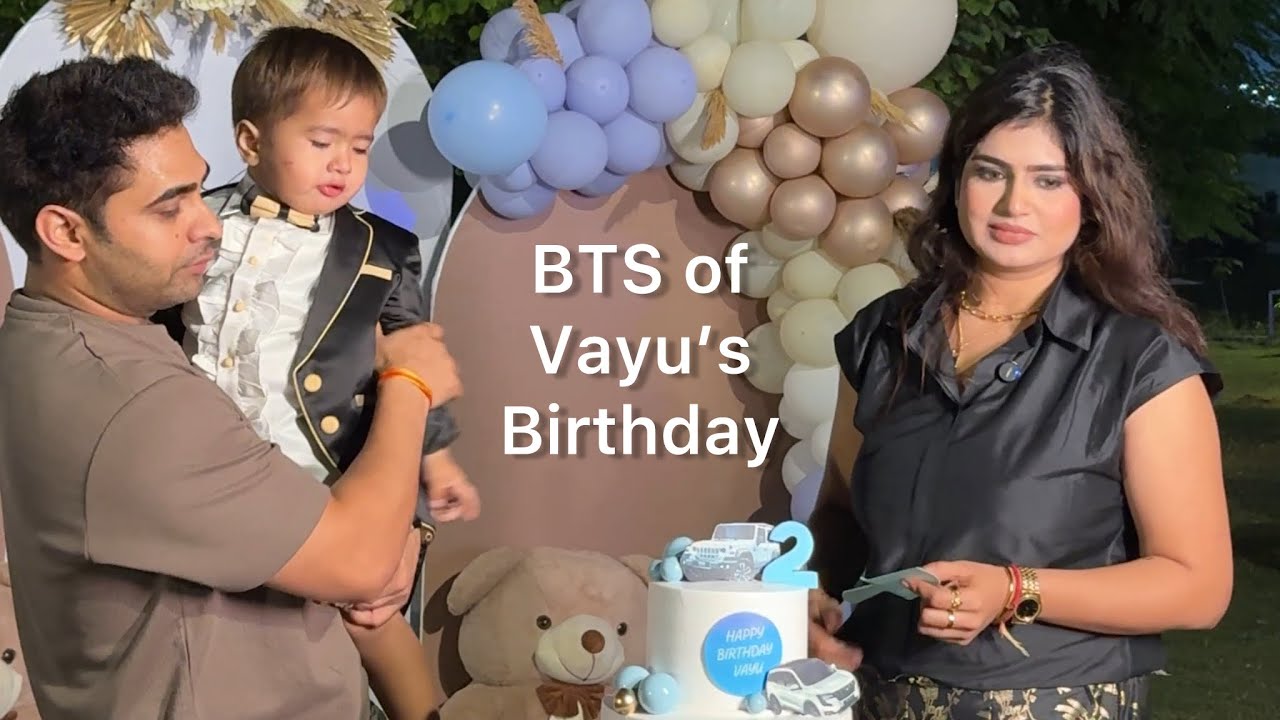 BTS of Vayu’s 2nd Birthday Party 😍 || Wait For Official Video 🧿😭 || Hellops8 