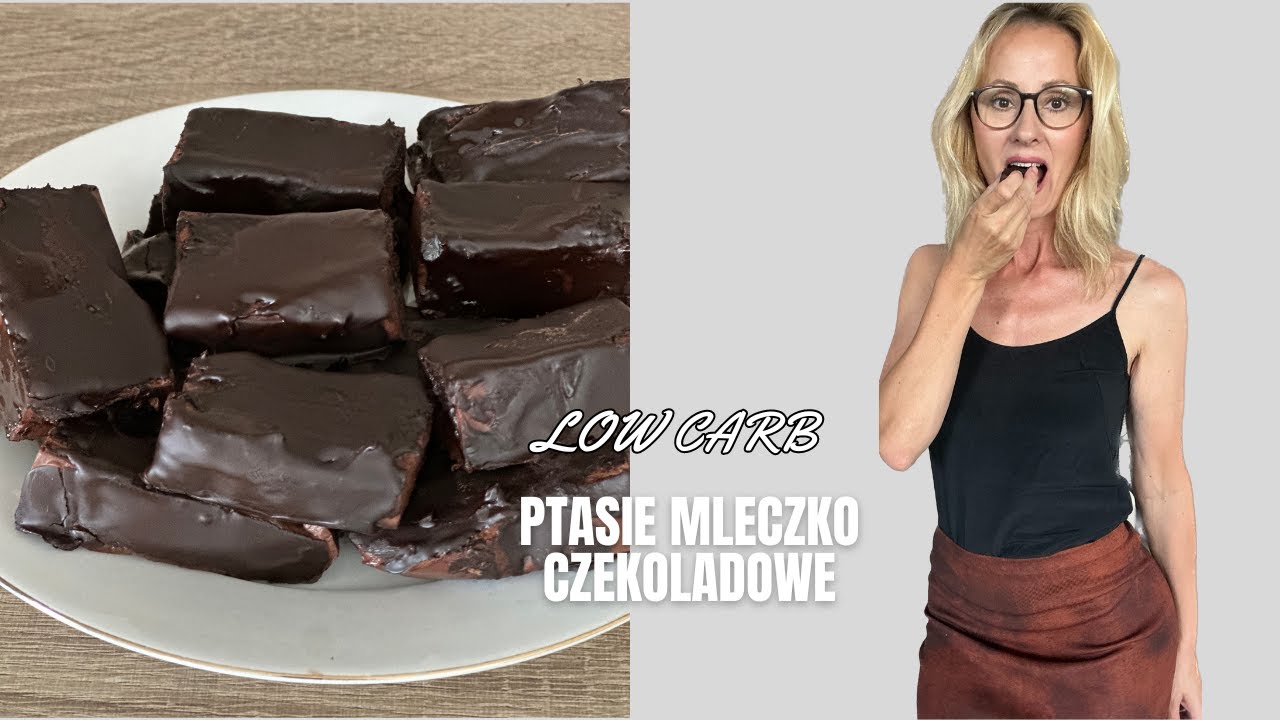 Ptasie mleczko czekoladowe o niskiej ilości węglowodanów🍫/łatwy deser LOW CARB w kilka minut!