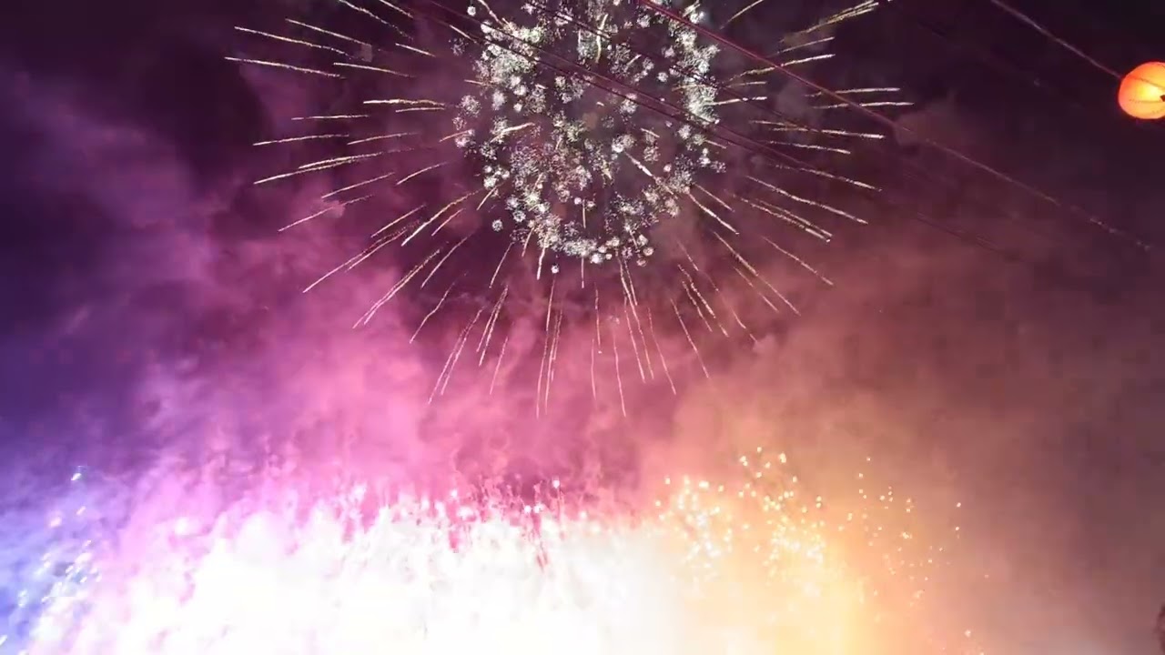 超級煙火秀2400000立柱風火輪超級近
