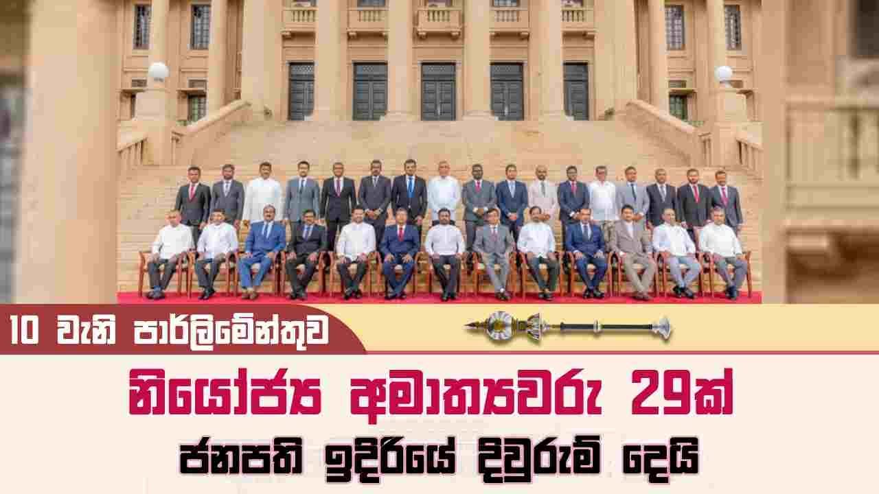 නියෝජ්‍ය අමාත්‍යවරු 29ක් ජනපති ඉදිරියේ දිවුරුම් දෙයි! | Deputy Ministers #nppsrilanka