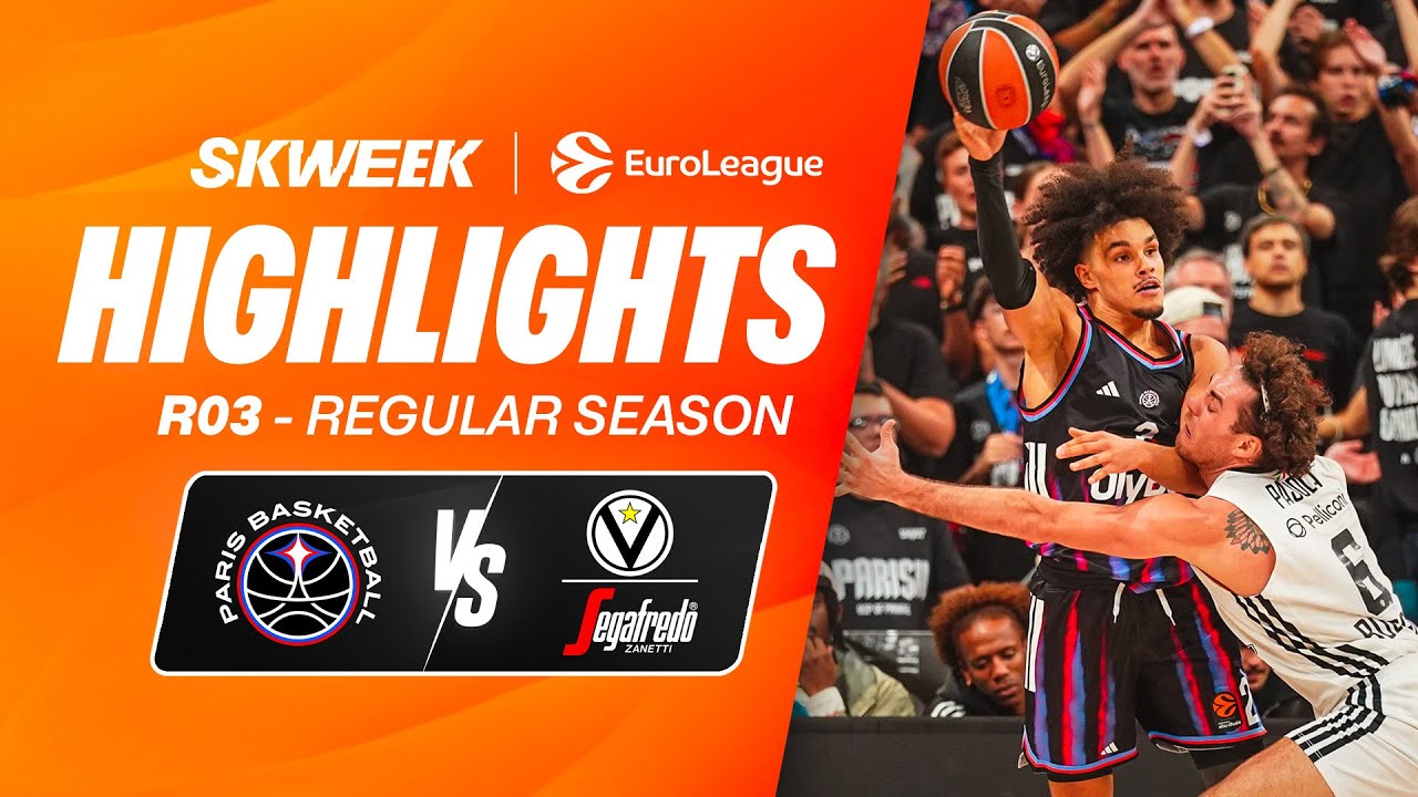 NADIR HIFI TAKES HIS RESPONSIBILITIES - PARIS BASKETBALL VS VIRTUS BOLOGNA HIGHLIGHTS EUROLEAGUE R3