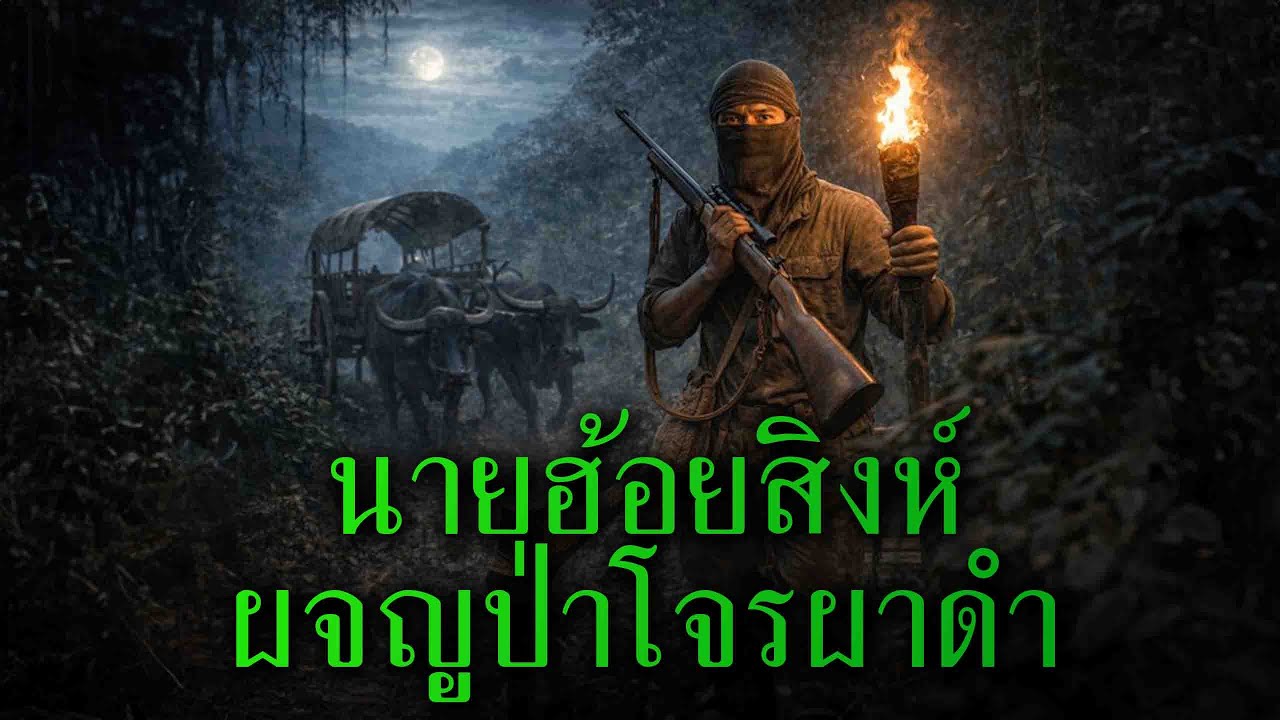 (ตอนเดียวจบ) นายฮ้อยสิงห์ ผจญป่าโจรผาดำ l เรื่องเล่ารอบกองไฟ
