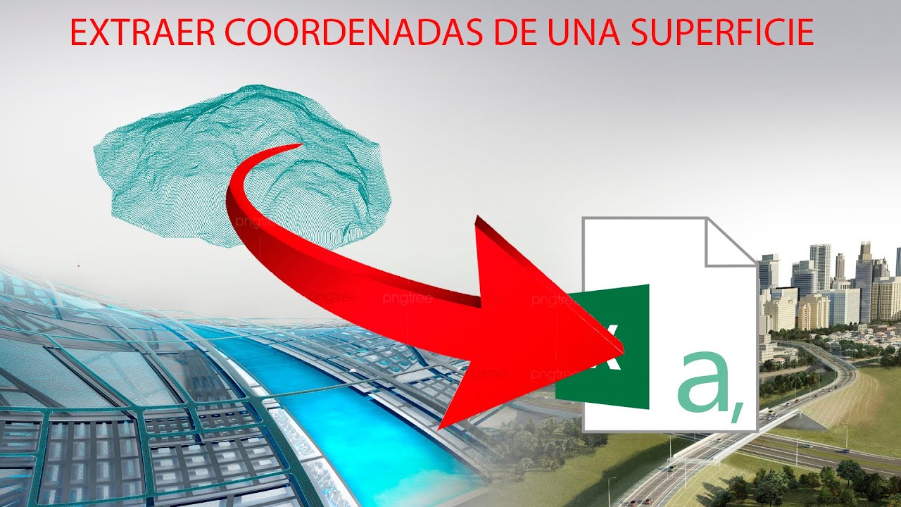 EXTRAER COORDENADAS DE UNA SUPERFICIE DEL CIVIL 3D Y EXPORTARLO AL EXCEL EN  CSV