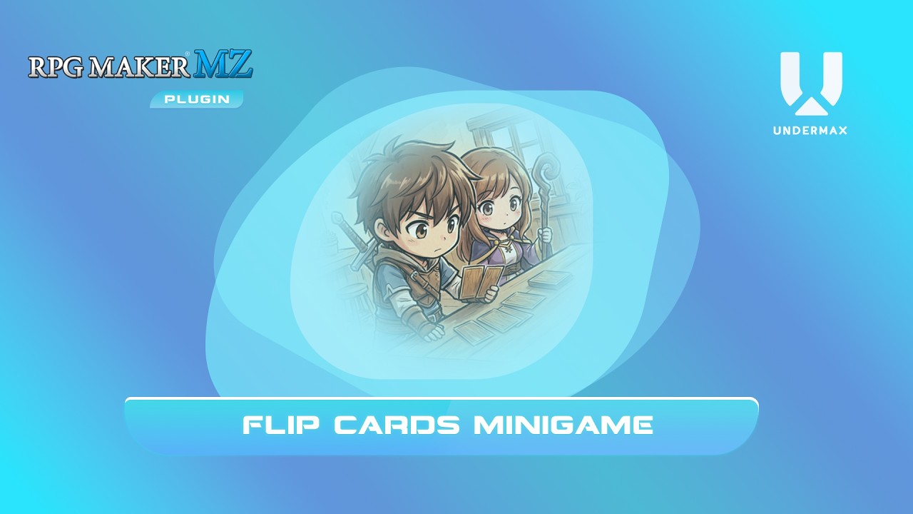 RPG MAKER MZ Plugin: Flip Cards Minigame