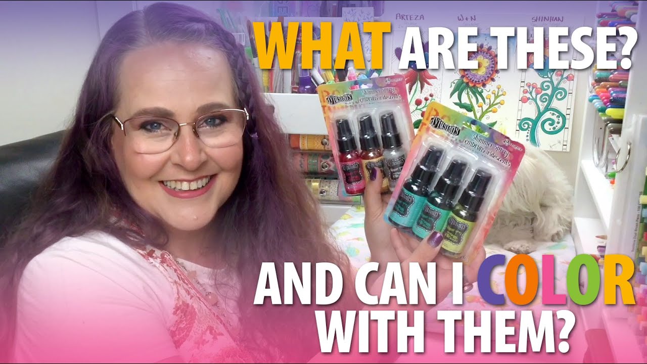 What are Dylusion Shimmer Sprays & Can I Color with Them?