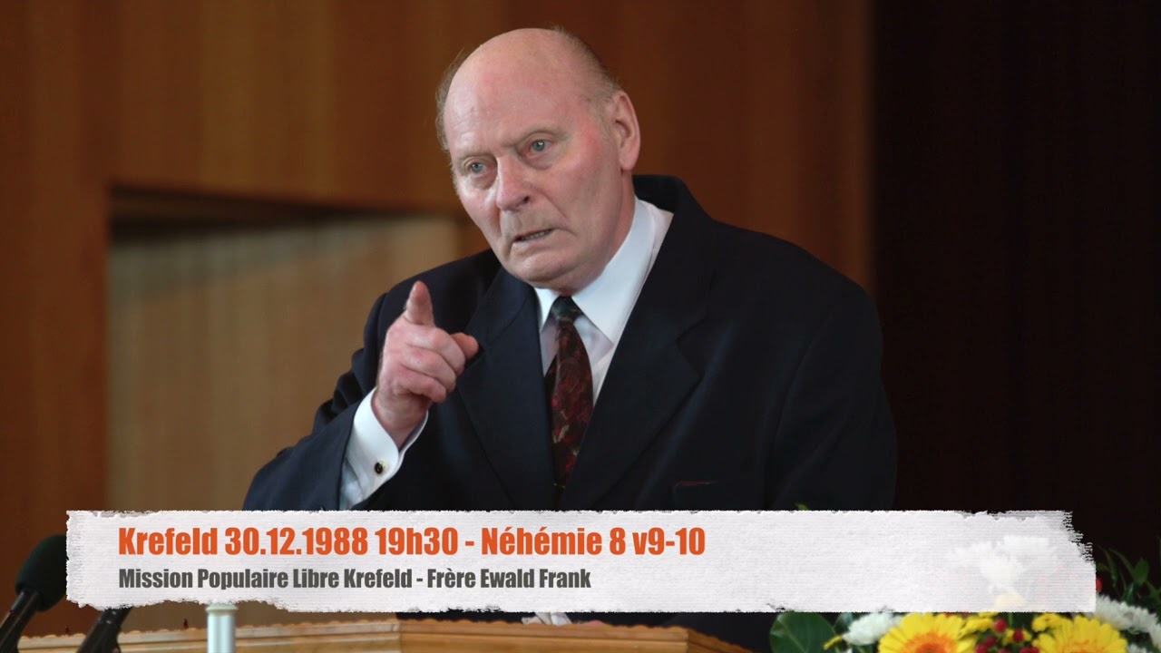 Réunion de Krefeld 1988 12 30 19h30 - Néhémie 8 v9-10
