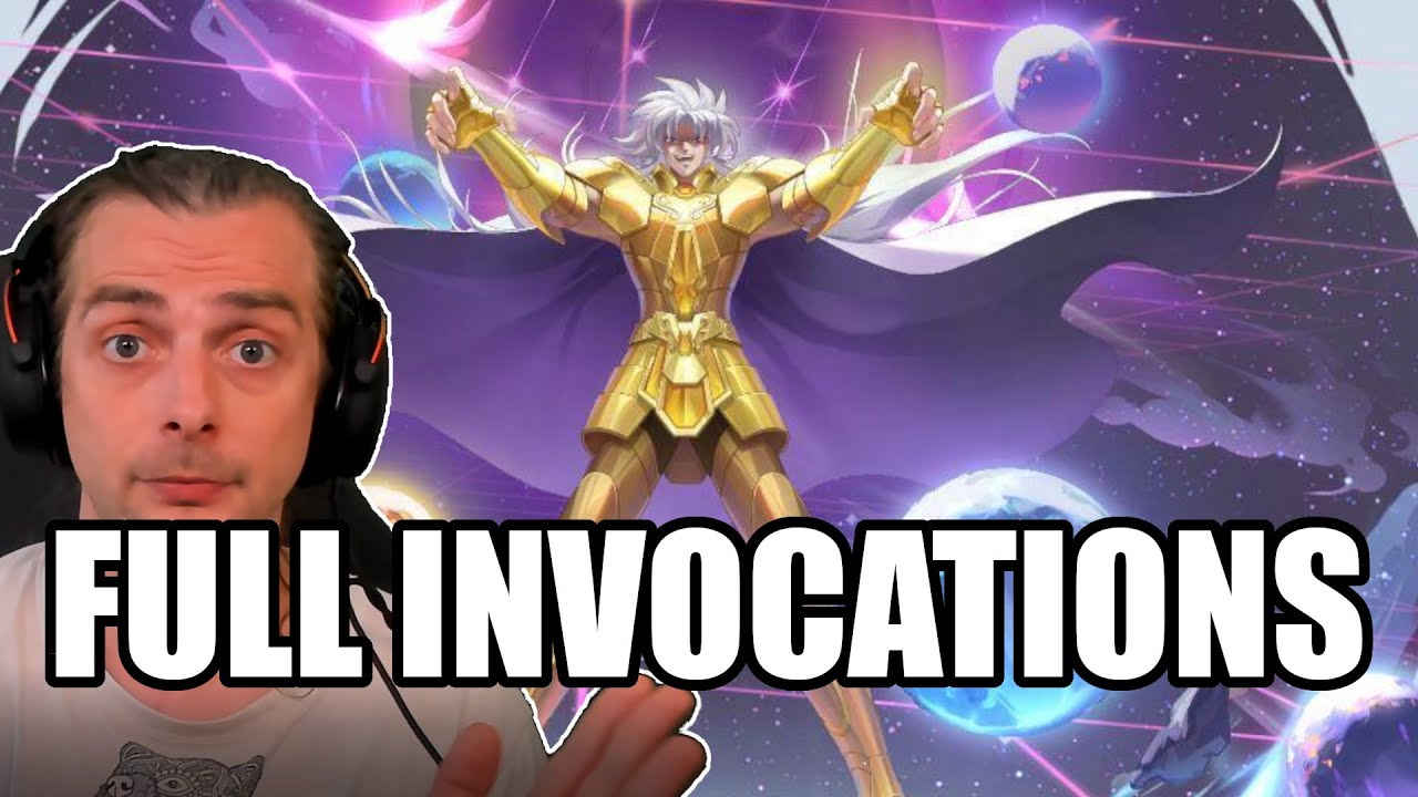 🔥 Full Invocations sur Saga Dark ! Ma Chance comme mon cosmos EXPL0SE sur Saint Seiya EX !!
