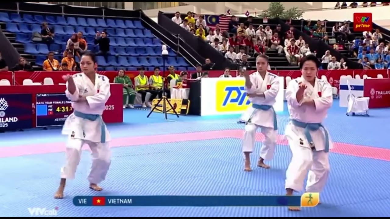FULL FINAL / Việt Nam đánh bại chủ nhà Thái Lan giành HCV🥇#seagame33 #karate#AKF#kata 