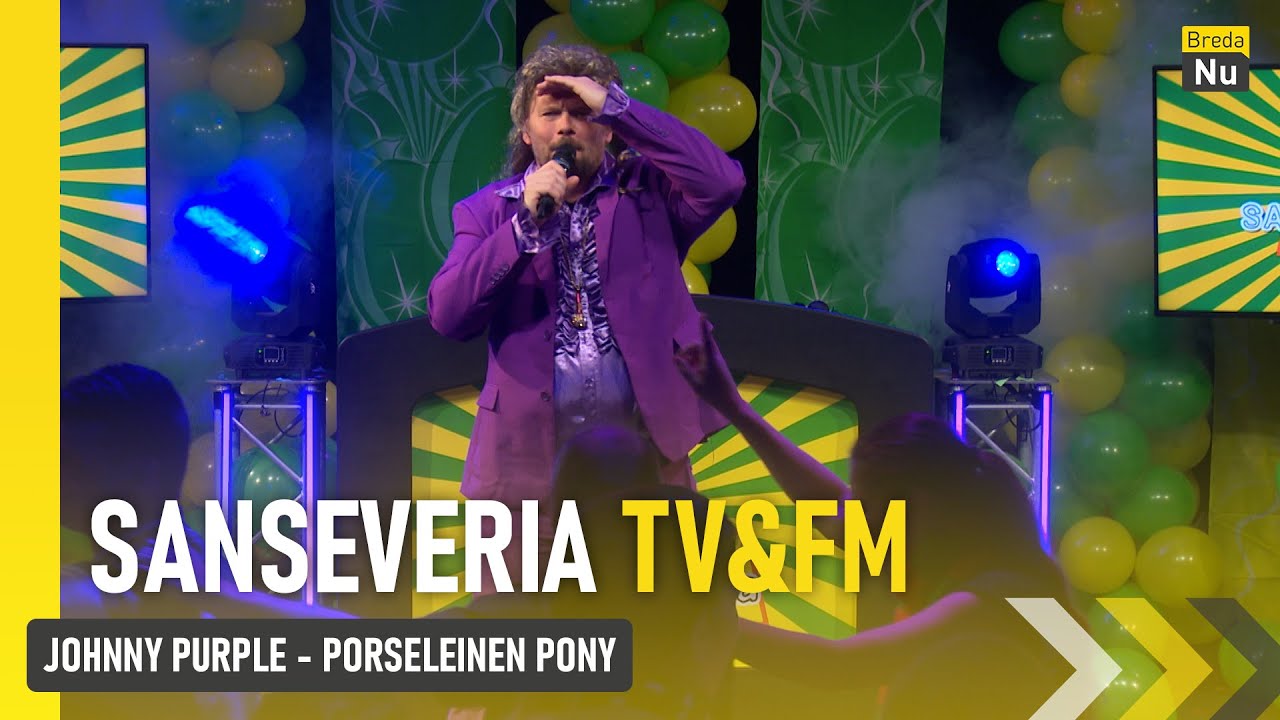 Johnny Purple - Porseleinen Pony [LIVE bij Sanseveria TV] - Sanseveria TV&FM