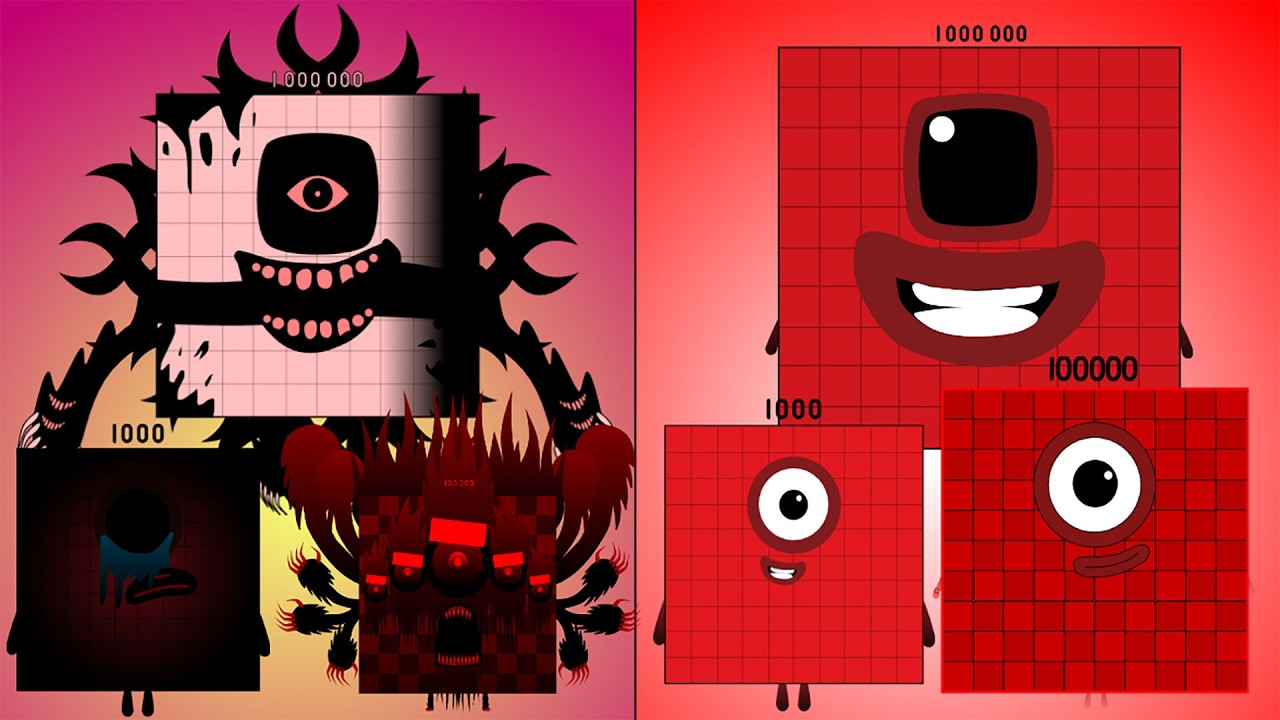 Uncannyblocks Band But Different Season (1K - 1M) vs Numberblocks Band But Different I Contest 2026