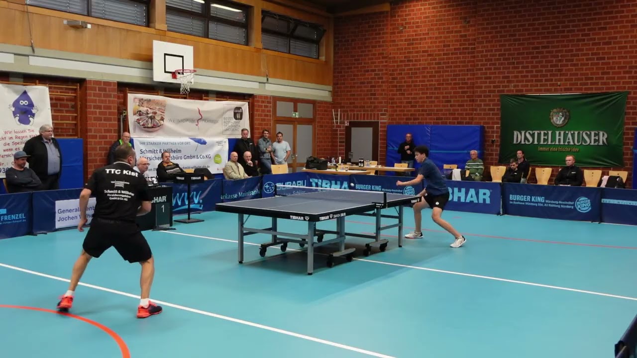 Chtchetinine (TTR 2287) vs. Hiratsuka (TTR 2351) - TTC Kist gg. DJK SpVgg Effeltrich (3. Bundesliga)