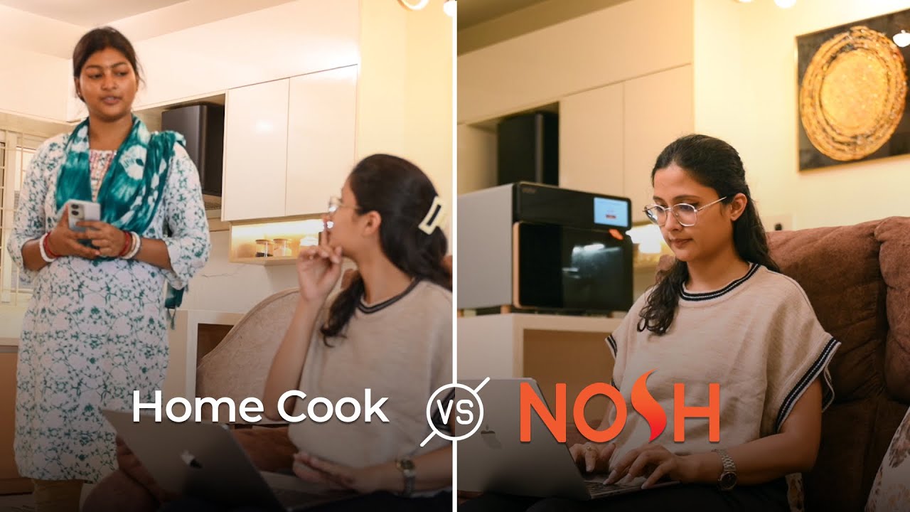 Nosh AI Cooking Machine vs Home Cook 