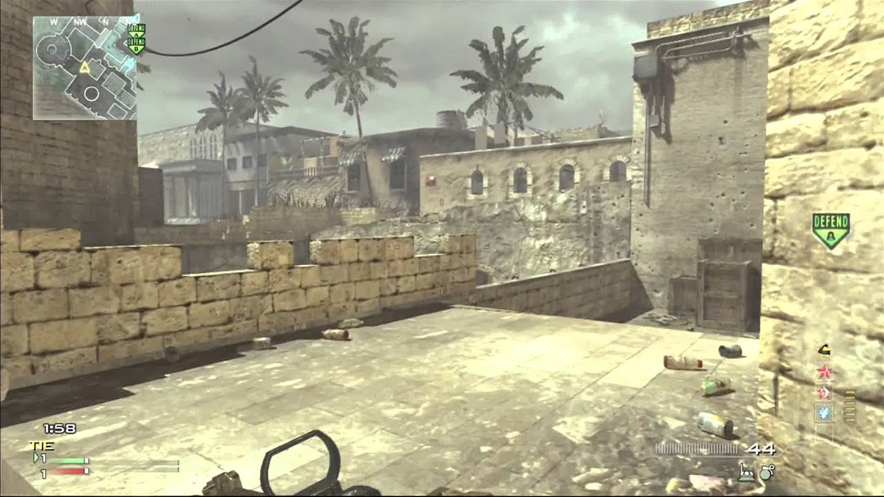 CoD MW3 S&D Intense 18-1 Gameplay