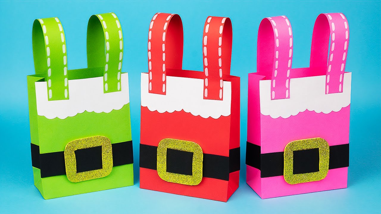 🎁 DIY Paper Christmas Gift Box: Easy Craft Idea for Festive Giving!