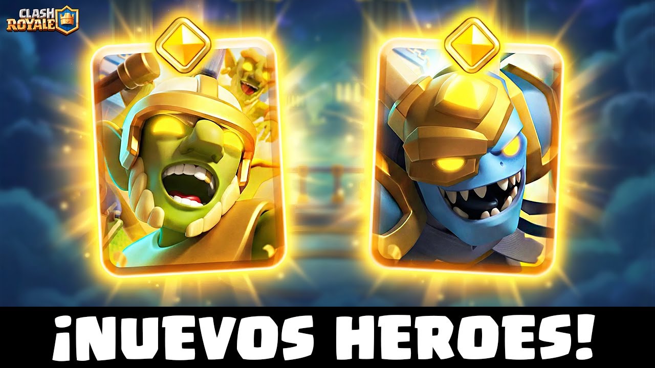 MEGAESBIRRO HÉROE 🌹 & DUENDES HÉROES ✨ | noticias clash royale season 80