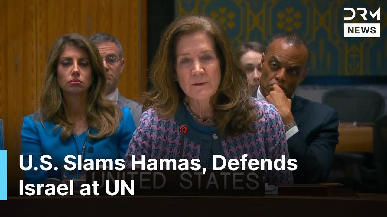 JUST IN: U.S. Slams Hamas, Defends Israel at UN | Strong Stand in Gaza War Debate | AC15