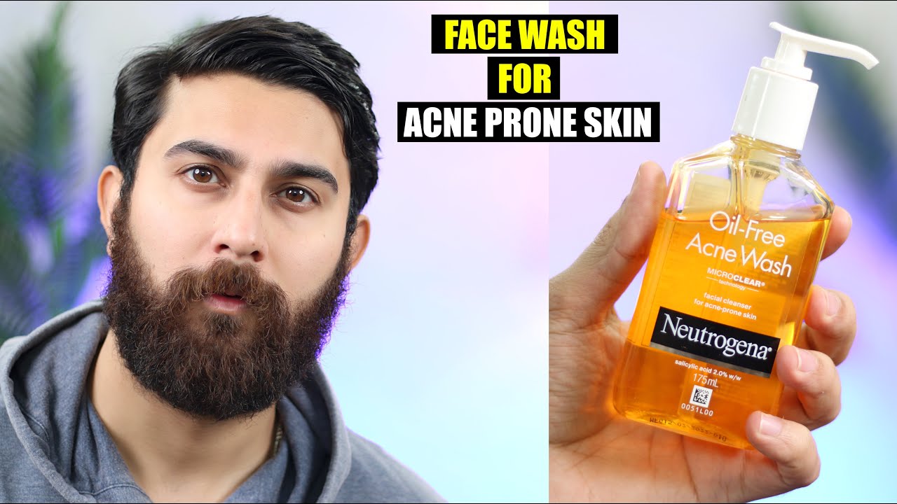 Face Wash For Acne Prone Skin With Salicylic Acid | Non Sponsored | Neutrogena Oil Free Acne Wash